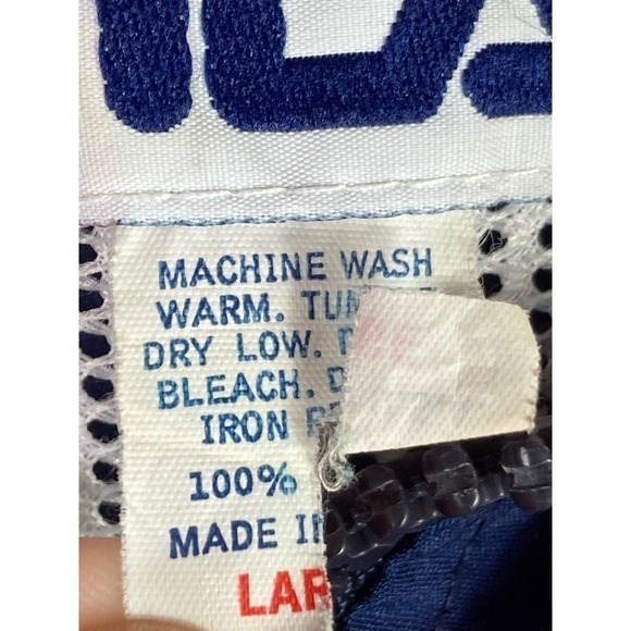 Vintage Fila Jacket Neon Pink Blue Made‎ in USA Large Full Zip Windbreaker 90s - Picture 3 of 15